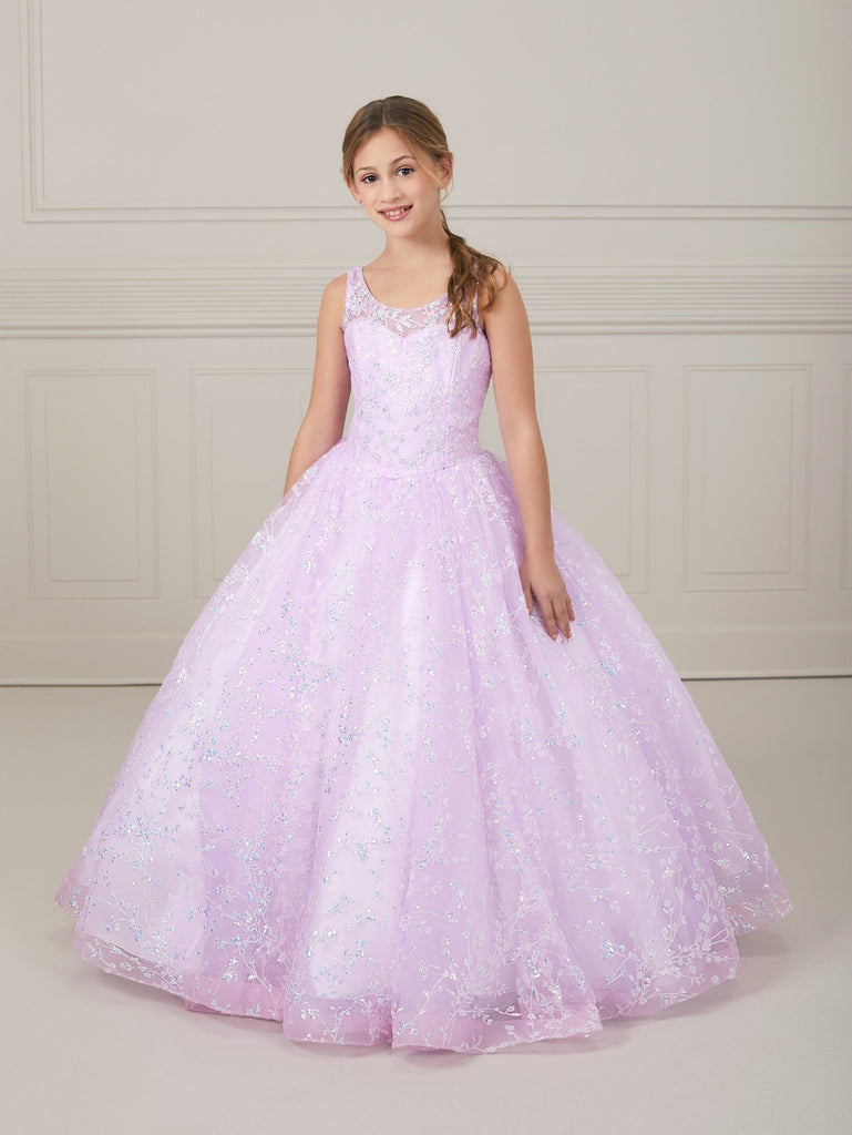 Flower Girl Dress Princess Long Girls Pageant Rhinestone Birthday Kids Ball  Gown | eBay